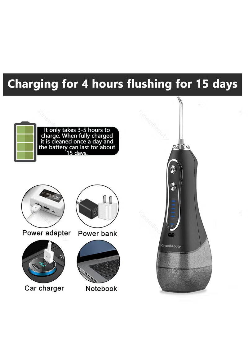 Advanced Cordless Water Flosser: 5 Modes, 360° Nozzle for Superior Oral Care