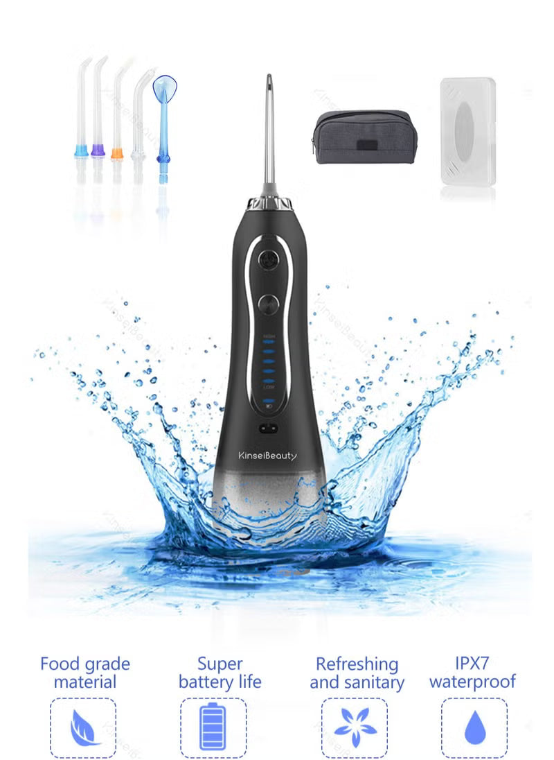 Advanced Cordless Water Flosser: 5 Modes, 360° Nozzle for Superior Oral Care