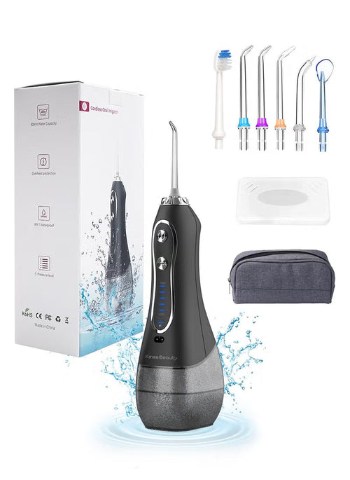 Advanced Cordless Water Flosser: 5 Modes, 360° Nozzle for Superior Oral Care