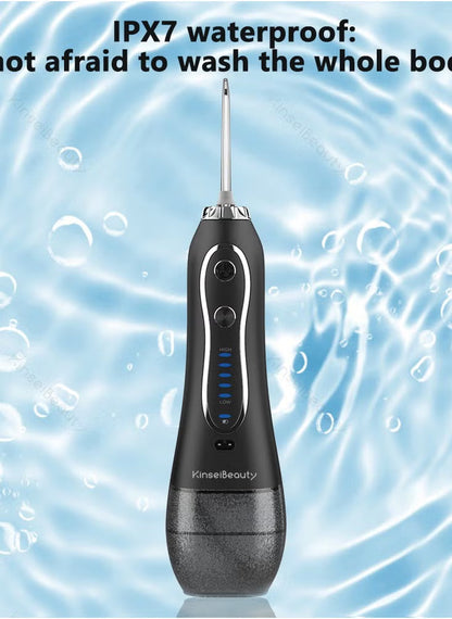 Advanced Cordless Water Flosser: 5 Modes, 360° Nozzle for Superior Oral Care