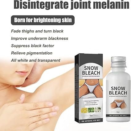 Snow Bleach Cream for lightening sensitive areas