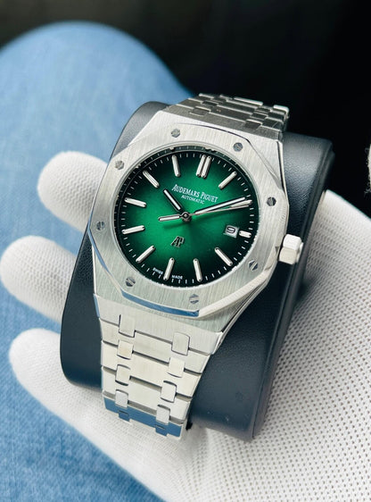 Audemars Piguet Royal Oak Diamond-Studded Swiss Automatic Men's Luxury Watch