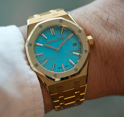 Audemars Piguet Royal Oak Diamond-Studded Swiss Automatic Men's Luxury Watch