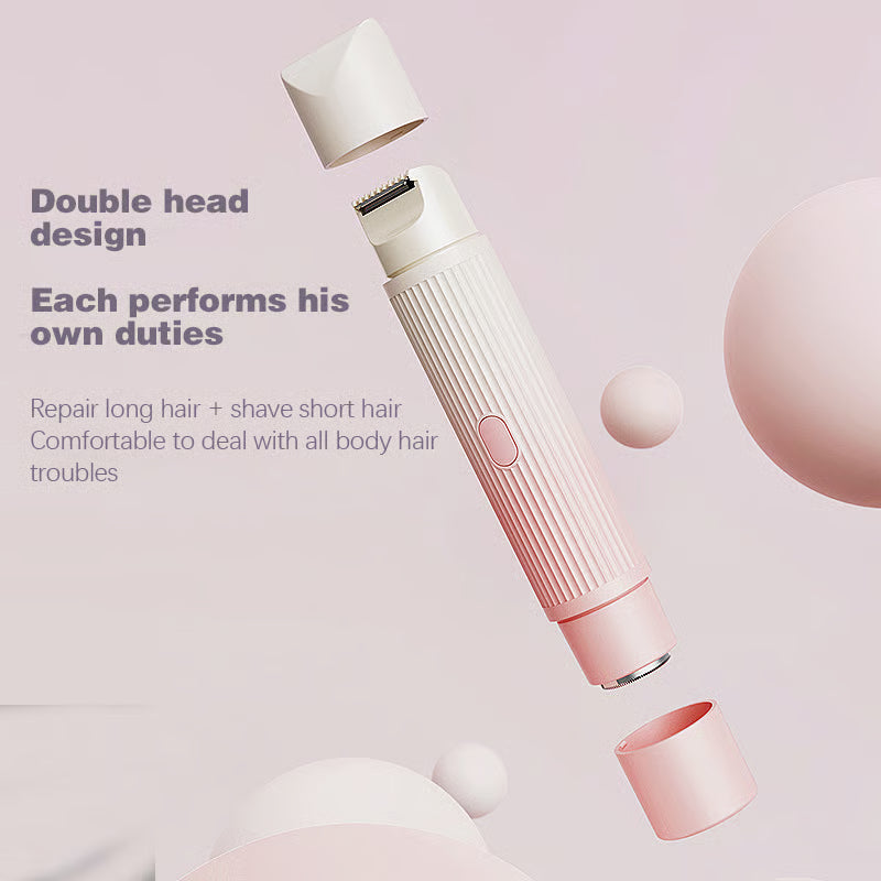 2 in 1 Double Head Electric Shaver | Easy Hair Removal