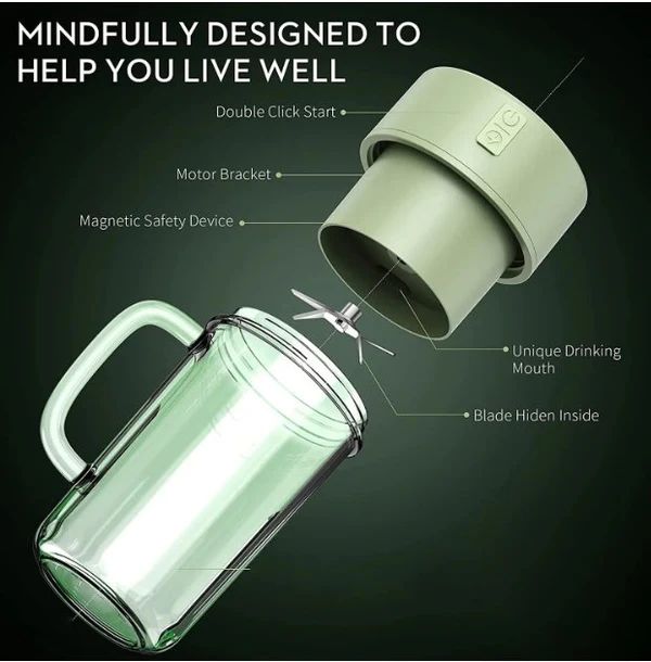 Mason Juicer Crusher - Portable Blender – Travel Blender Bottle