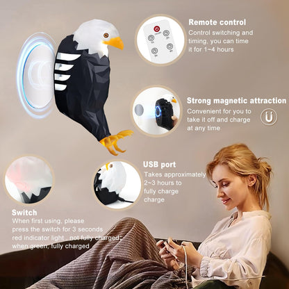 Buy and Get Free Delivery 🔥  - Eagle Light Lamp With Remote Control & Powered by Battery
